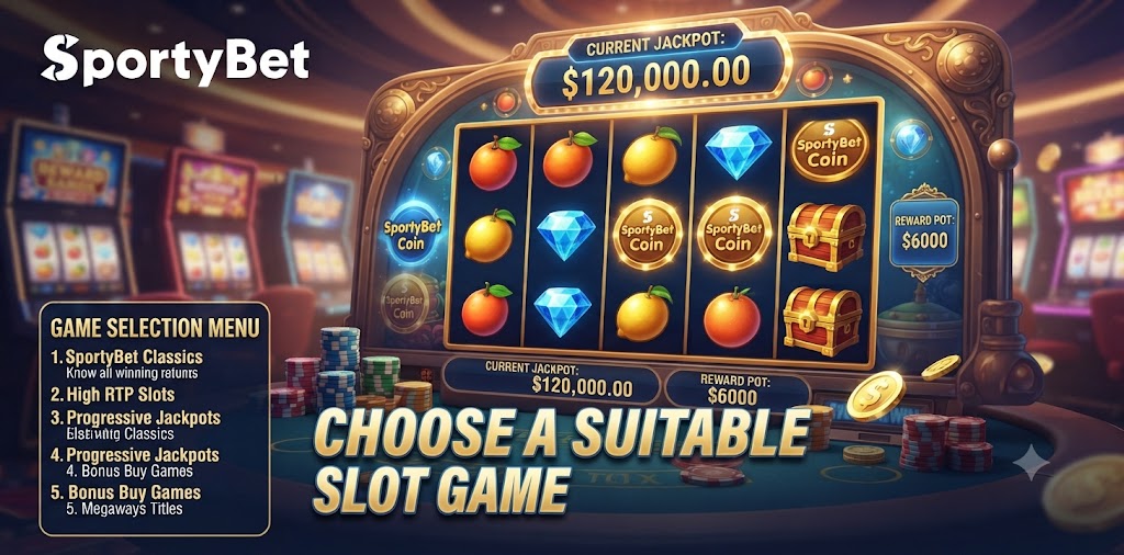 Choose a suitable slot game