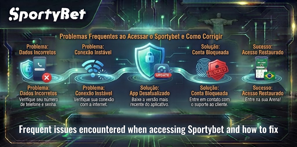 Frequent issues encountered when accessing Sportybet and how to fix