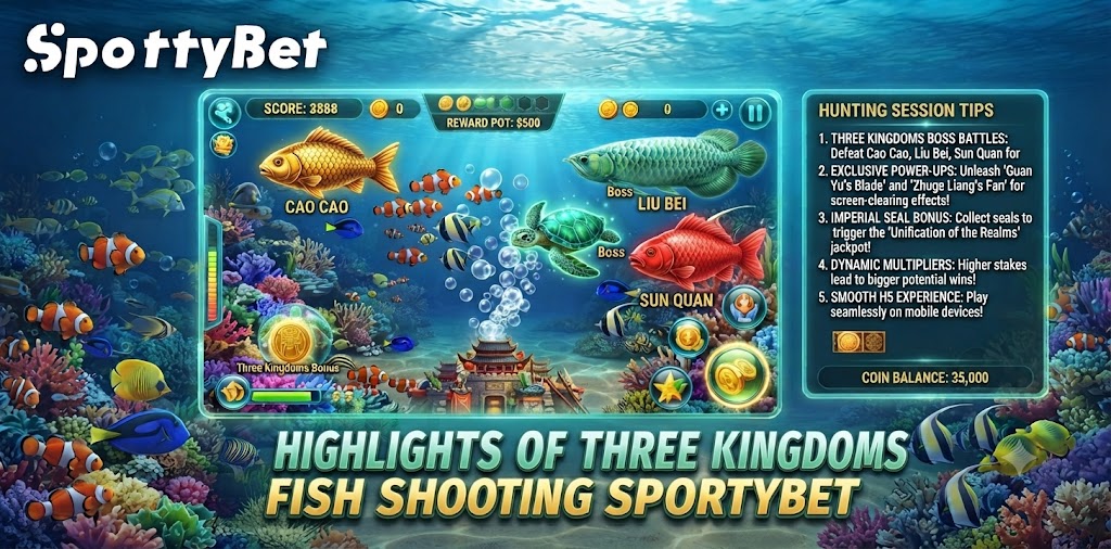 Highlights of Three Kingdoms Fish Shooting Sportybet