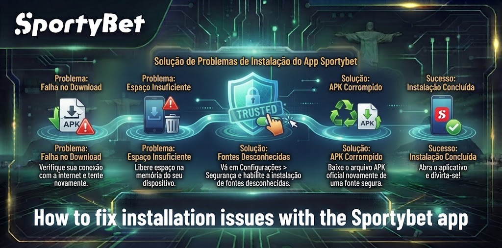 How to fix installation issues with the Sportybet app