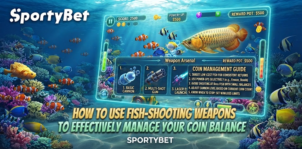How to use fish-shooting weapons to effectively manage your coin balance