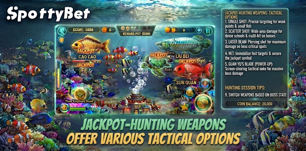 Jackpot-hunting weapons offer various tactical options