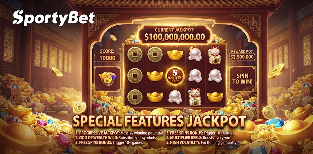 Special features of God of Wealth Jackpot