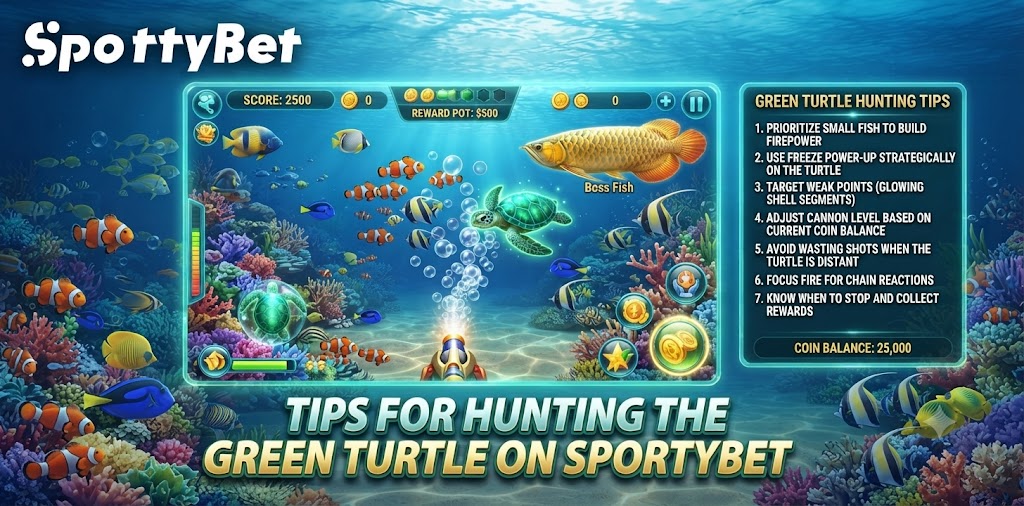 Tips for Hunting the Green Turtle on Sportybet