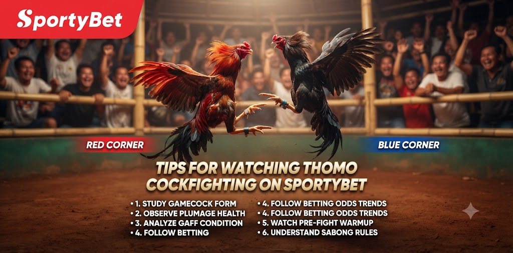 Tips for watching Thomo cockfighting on Sportybet