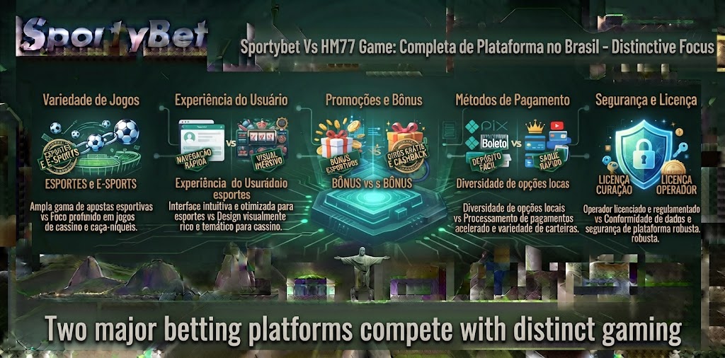 Two major betting platforms compete with distinct gaming